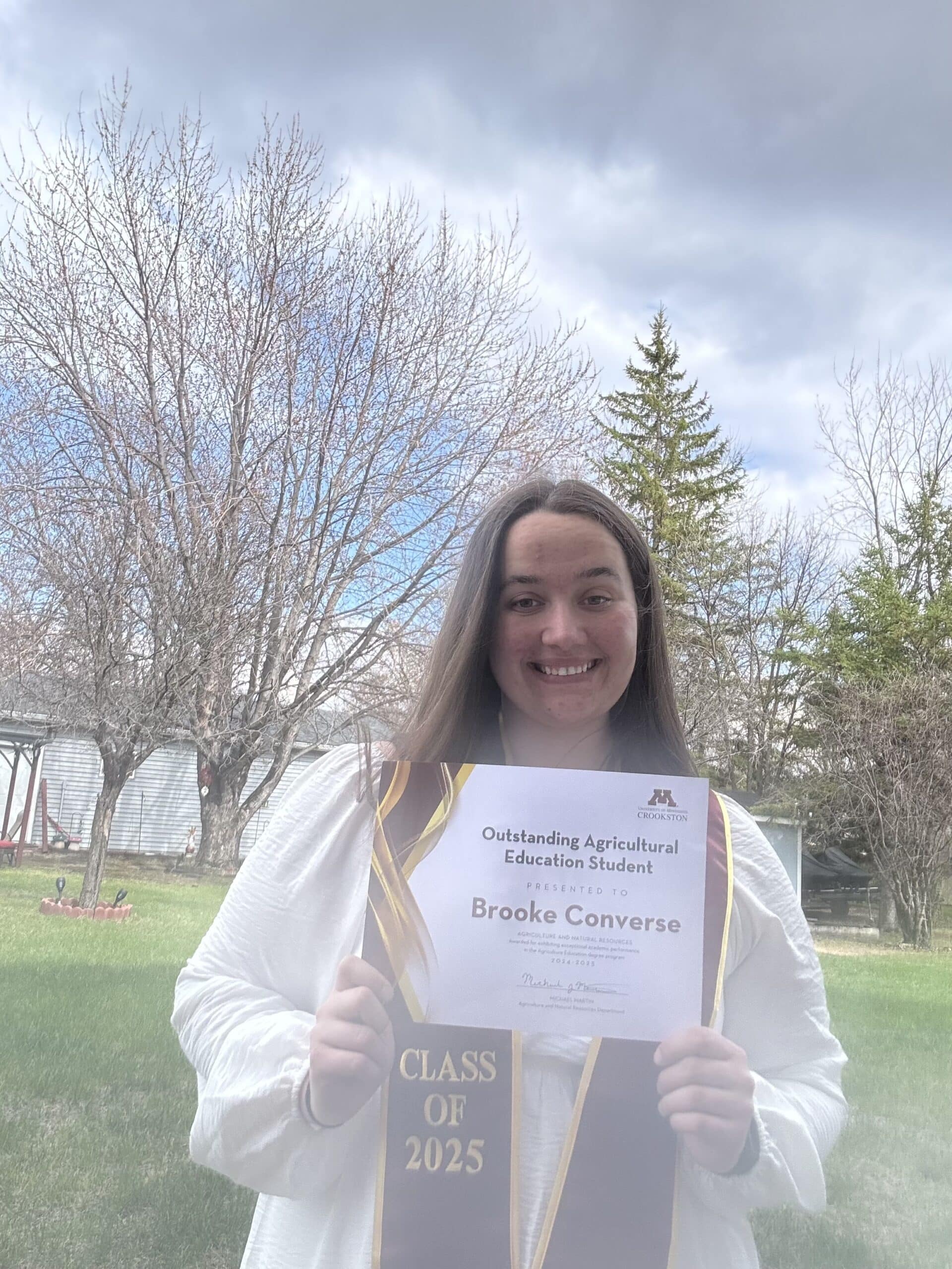 outstanding agricultural education student of the year