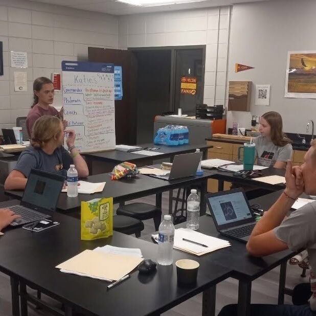 Katie K Teaching in Classroom