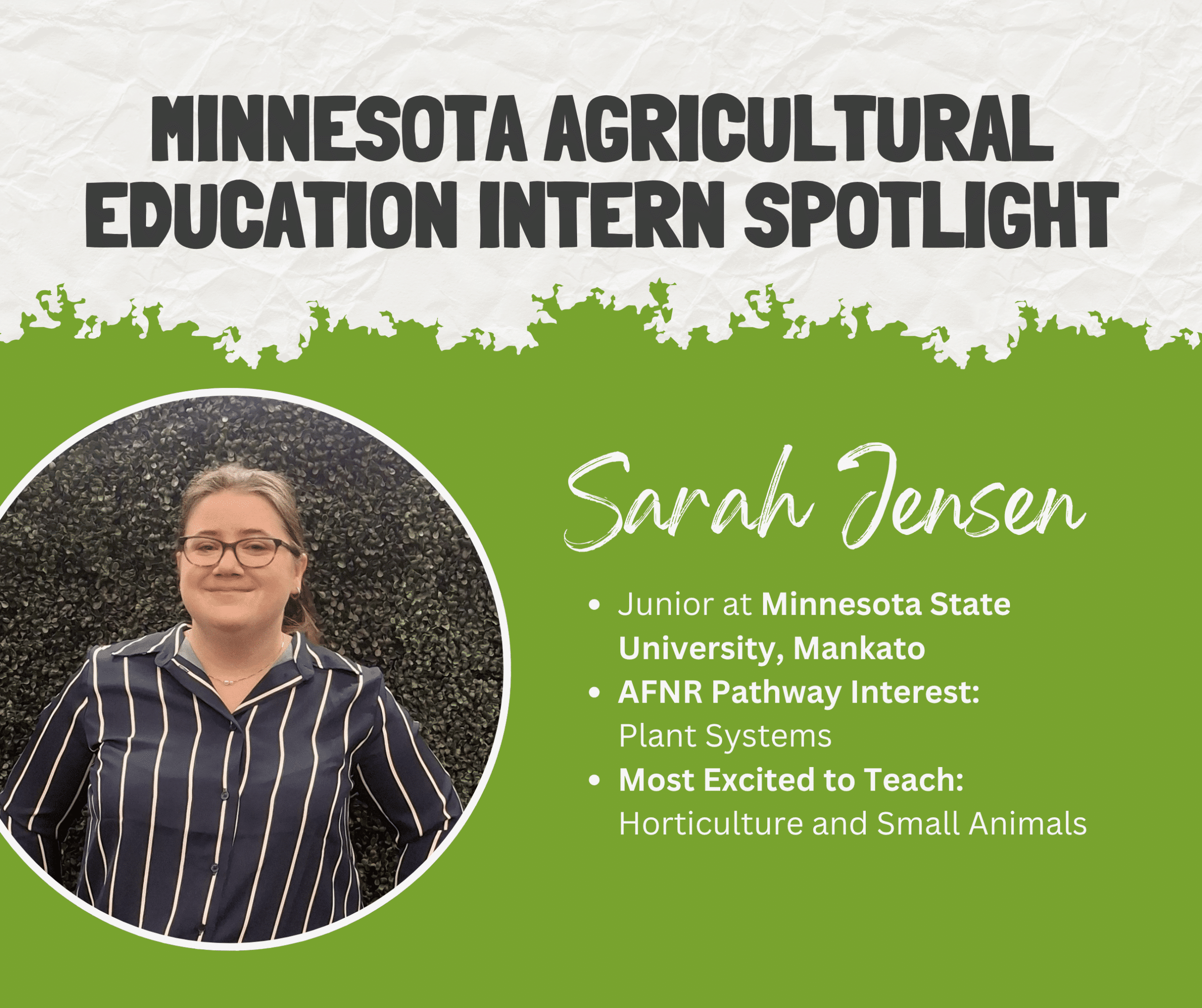 intern featuresponsor 2026 Sarah